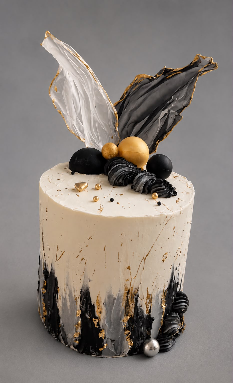 Black & Gold Luxury Cake