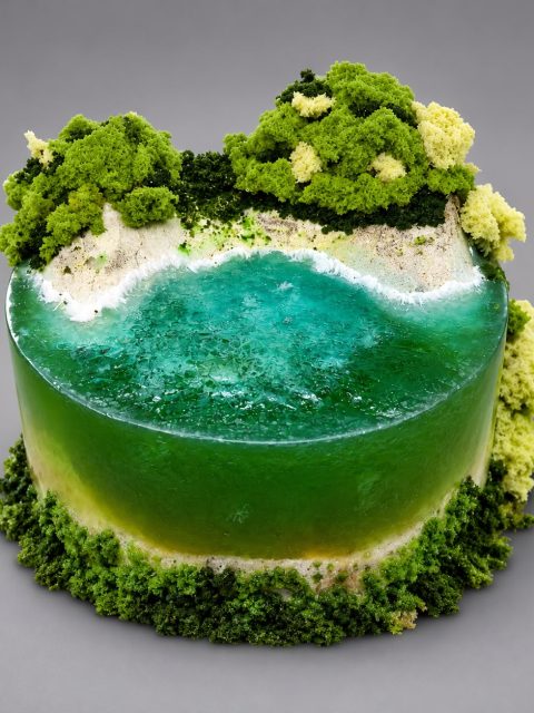 Luxe Ocean & Nature Jelly Cake