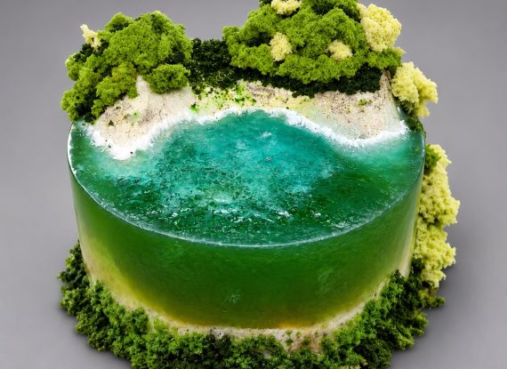 Luxe Ocean & Nature Jelly Cake