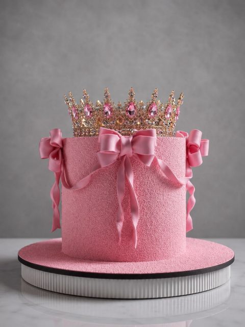 Luxe Princess Crown Cake