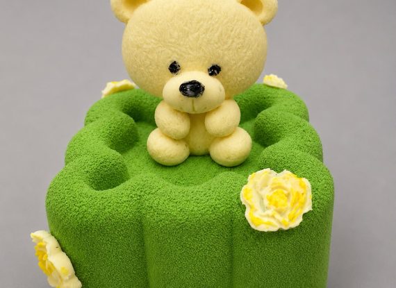 Luxe Teddy Bear Taart – Groen
