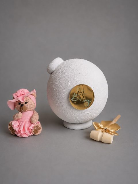 Oh Baby Teddy Taartbom – Roze