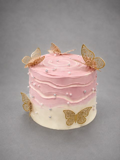 Pink Butterfly Dream Taart