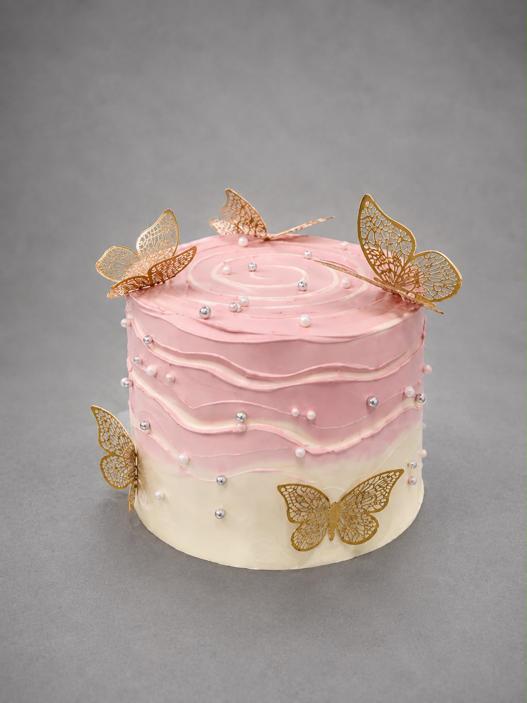 Pink Butterfly Dream Taart