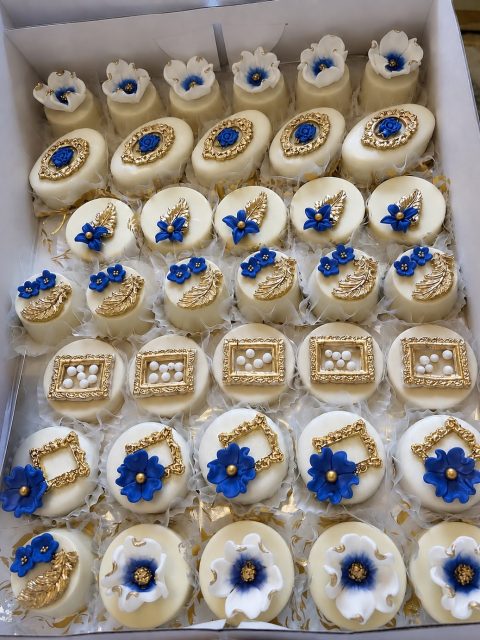Royal Blue Luxe Koekjes