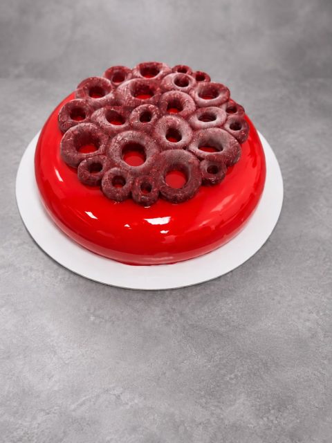 Rode Framboos Entremet Taart