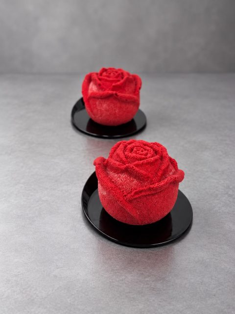 Rode Roos Mousse Gebak
